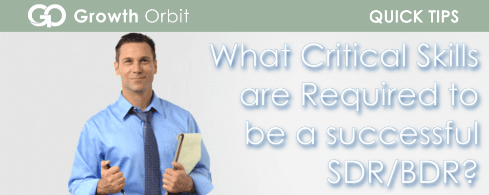 SDR skills for success